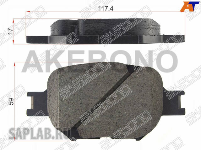 Купить запчасть AKEBONO - AN603K 