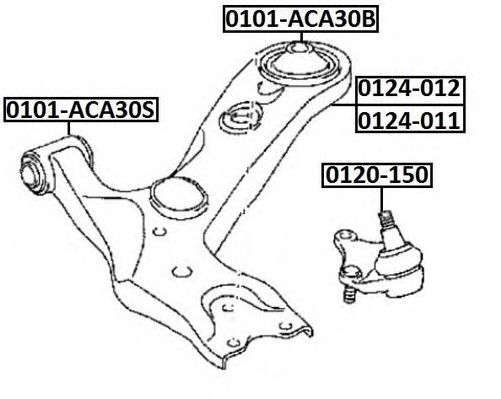 Купить запчасть ASVA - 0101ACA30S 