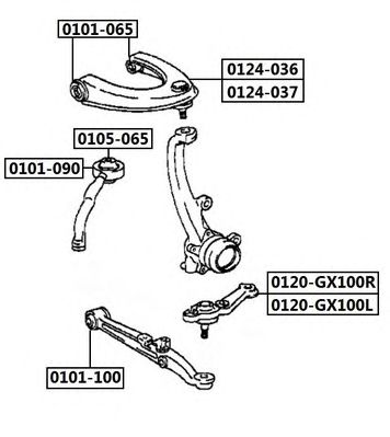 Купить запчасть ASVA - 0105065 