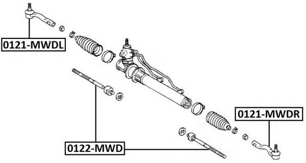 Купить запчасть ASVA - 0121MWDL 