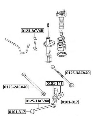 Купить запчасть ASVA - 01252ACV40 