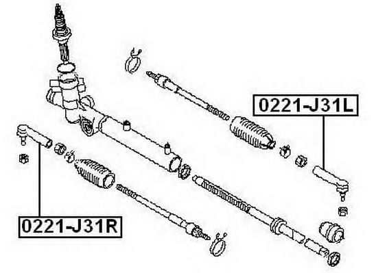 Купить запчасть ASVA - 0221J31L 