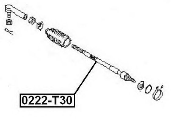 Купить запчасть ASVA - 0222T30 