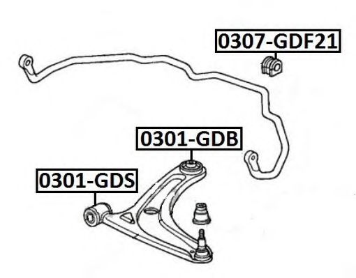 Купить запчасть ASVA - 0301GDS 