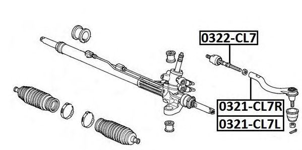 Купить запчасть ASVA - 0321CL7L 