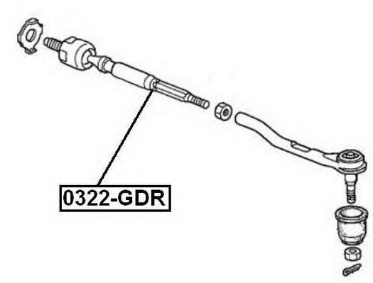 Купить запчасть ASVA - 0322GDR 