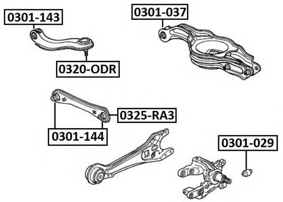 Купить запчасть ASVA - 0325RA3 
