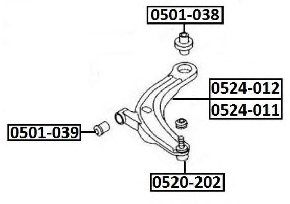 Купить запчасть ASVA - 0501038 