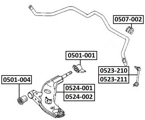 Купить запчасть ASVA - 0523210 