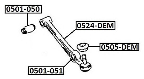 Купить запчасть ASVA - 0524DEM 