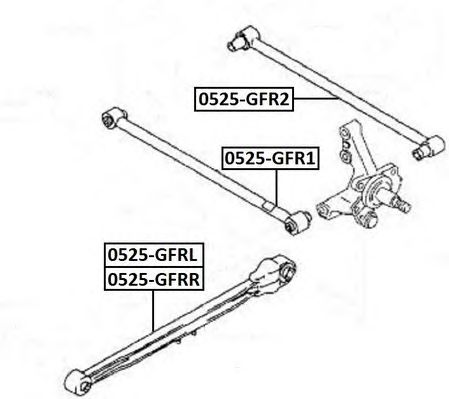 Купить запчасть ASVA - 0525GFRR 