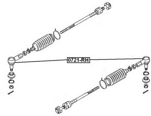 Купить запчасть ASVA - 0721RH 