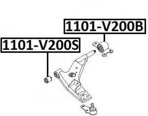 Купить запчасть ASVA - 1101V200B 