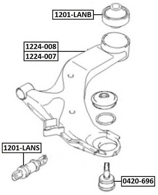 Купить запчасть ASVA - 1201LANS 