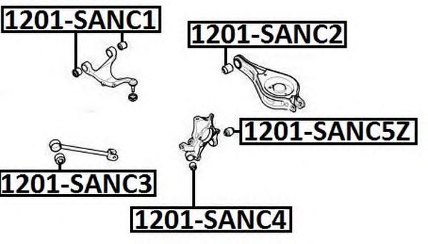 Купить запчасть ASVA - 1201SANC4 