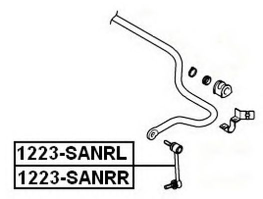 Купить запчасть ASVA - 1223SANRL 