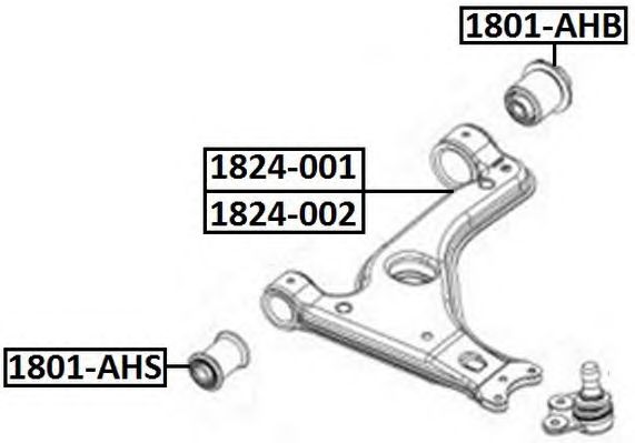 Купить запчасть ASVA - 1801AHS 