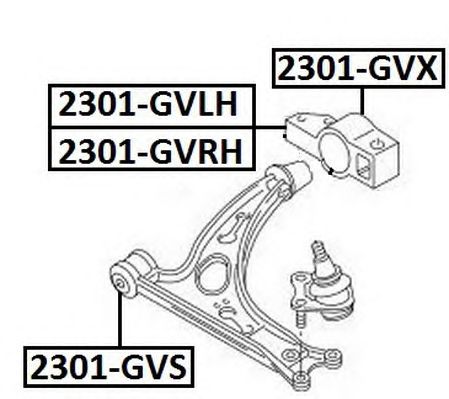 Купить запчасть ASVA - 2301GVLH 