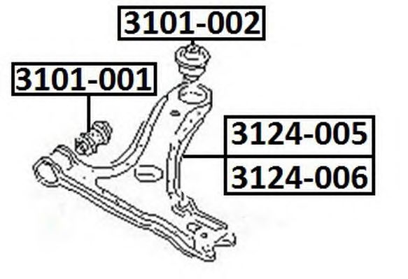Купить запчасть ASVA - 3101002 