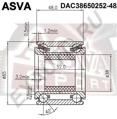 Купить запчасть ASVA - DAC3865025248 
