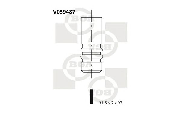 Купить запчасть BGA - V039487 