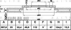 Купить запчасть BLITZ - BS0136 