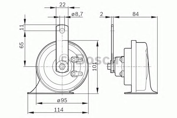 Купить запчасть BOSCH - 0986AH0503 