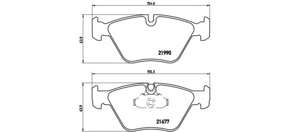 Купить запчасть BREMBO - P06065 