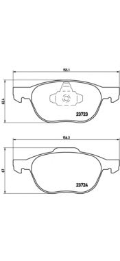 Купить запчасть BREMBO - P24061 