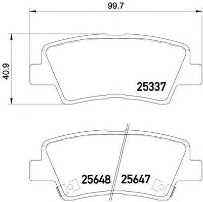 Купить запчасть BREMBO - P30054 