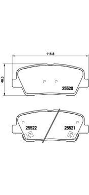 Купить запчасть BREMBO - P30063 