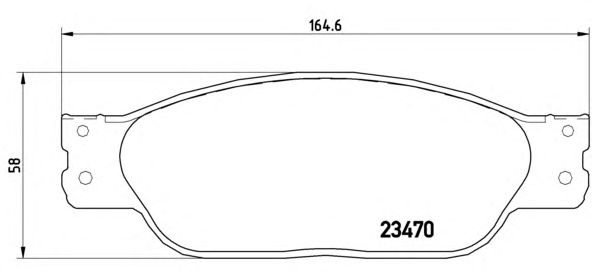 Купить запчасть BREMBO - P36016 