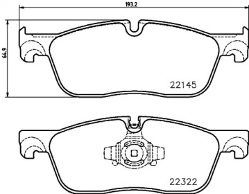 Купить запчасть BREMBO - P36035 