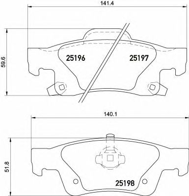 Купить запчасть BREMBO - P37016 