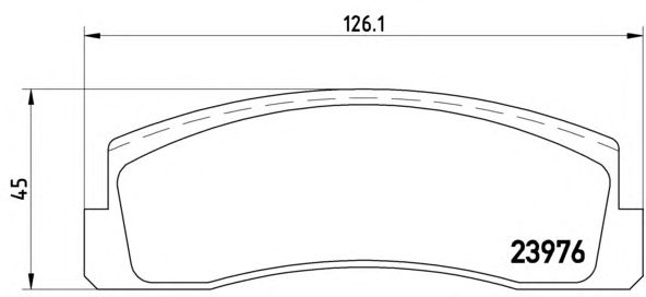 Купить запчасть BREMBO - P41005 