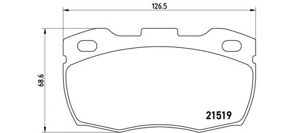 Купить запчасть BREMBO - P44005 