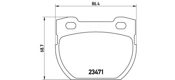 Купить запчасть BREMBO - P44006 