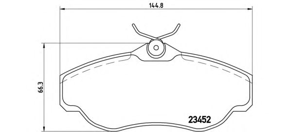 Купить запчасть BREMBO - P44008 