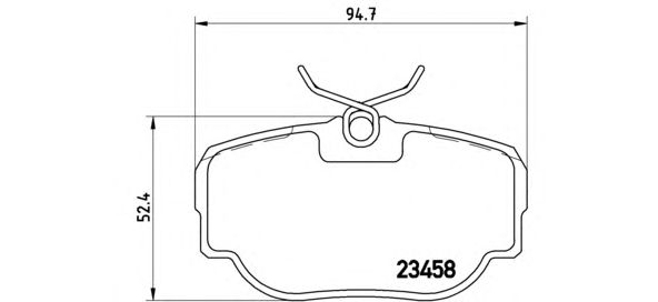 Купить запчасть BREMBO - P44009 