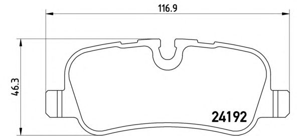 Купить запчасть BREMBO - P44013 