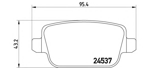 Купить запчасть BREMBO - P44017 