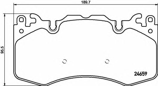 Купить запчасть BREMBO - P44023 