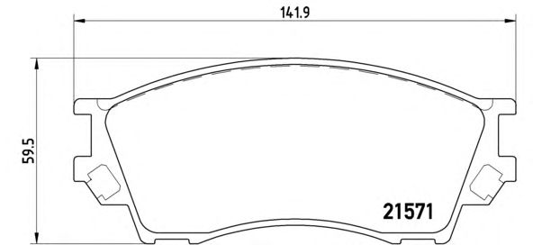 Купить запчасть BREMBO - P49019 