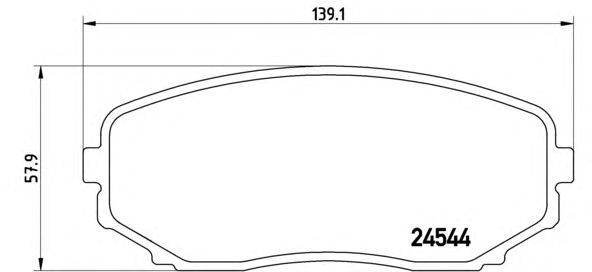 Купить запчасть BREMBO - P49040 