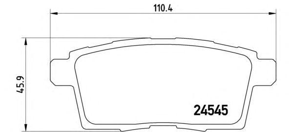 Купить запчасть BREMBO - P49041 