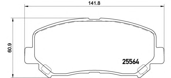 Купить запчасть BREMBO - P49045 