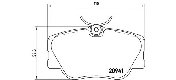 Купить запчасть BREMBO - P50008 