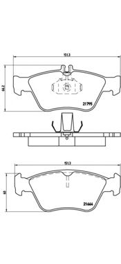 Купить запчасть BREMBO - P50023 