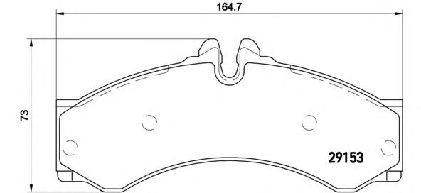 Купить запчасть BREMBO - P50028 