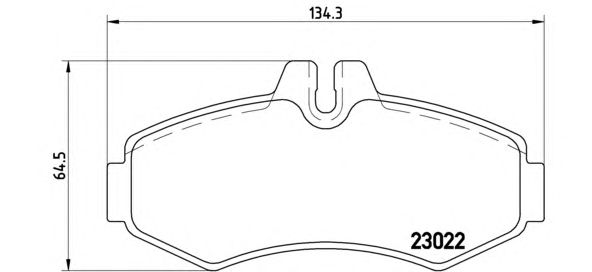 Купить запчасть BREMBO - P50031 